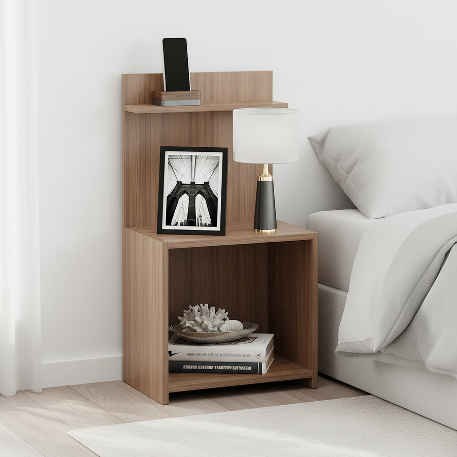 Bedside Table with Drawer and Shelf – Witty