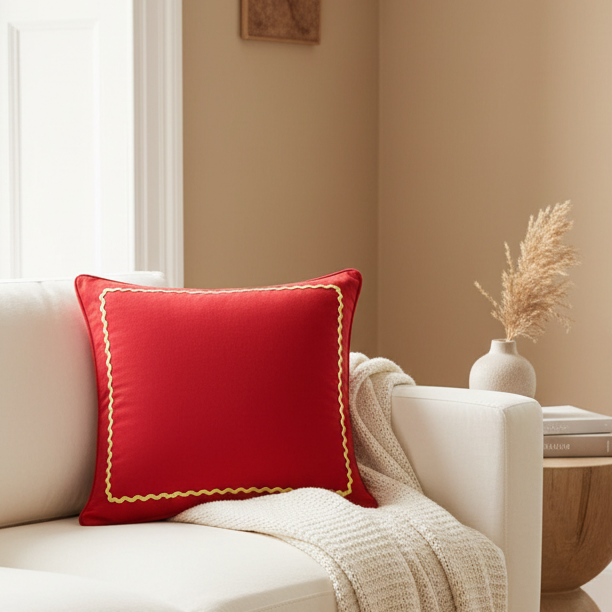 Cherry Bom Cushion Cover