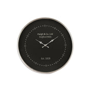 Eclipse Shine Silver Wall Clock