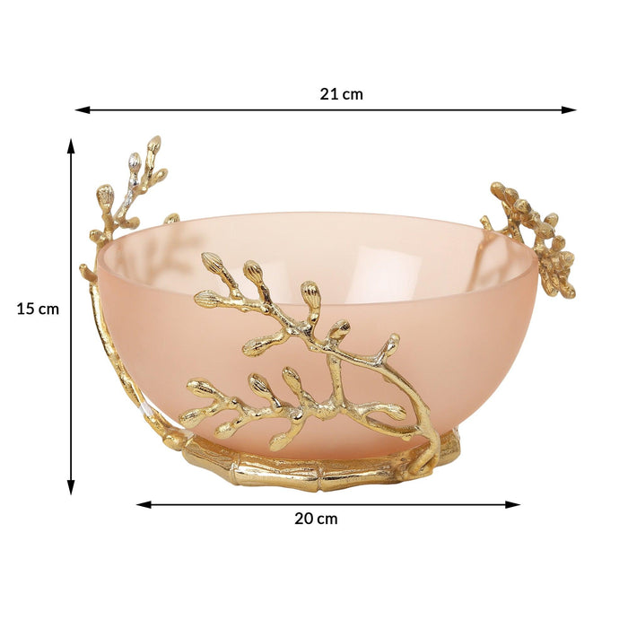 Vincent Glass Bowl & Decorative Bowl |  Dining Table Centerpiece