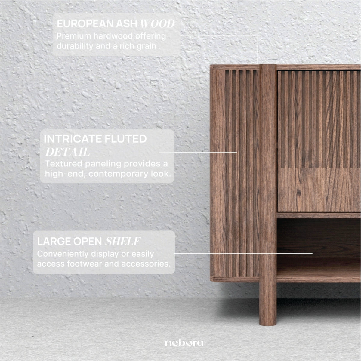 Stria Shoe Rack
