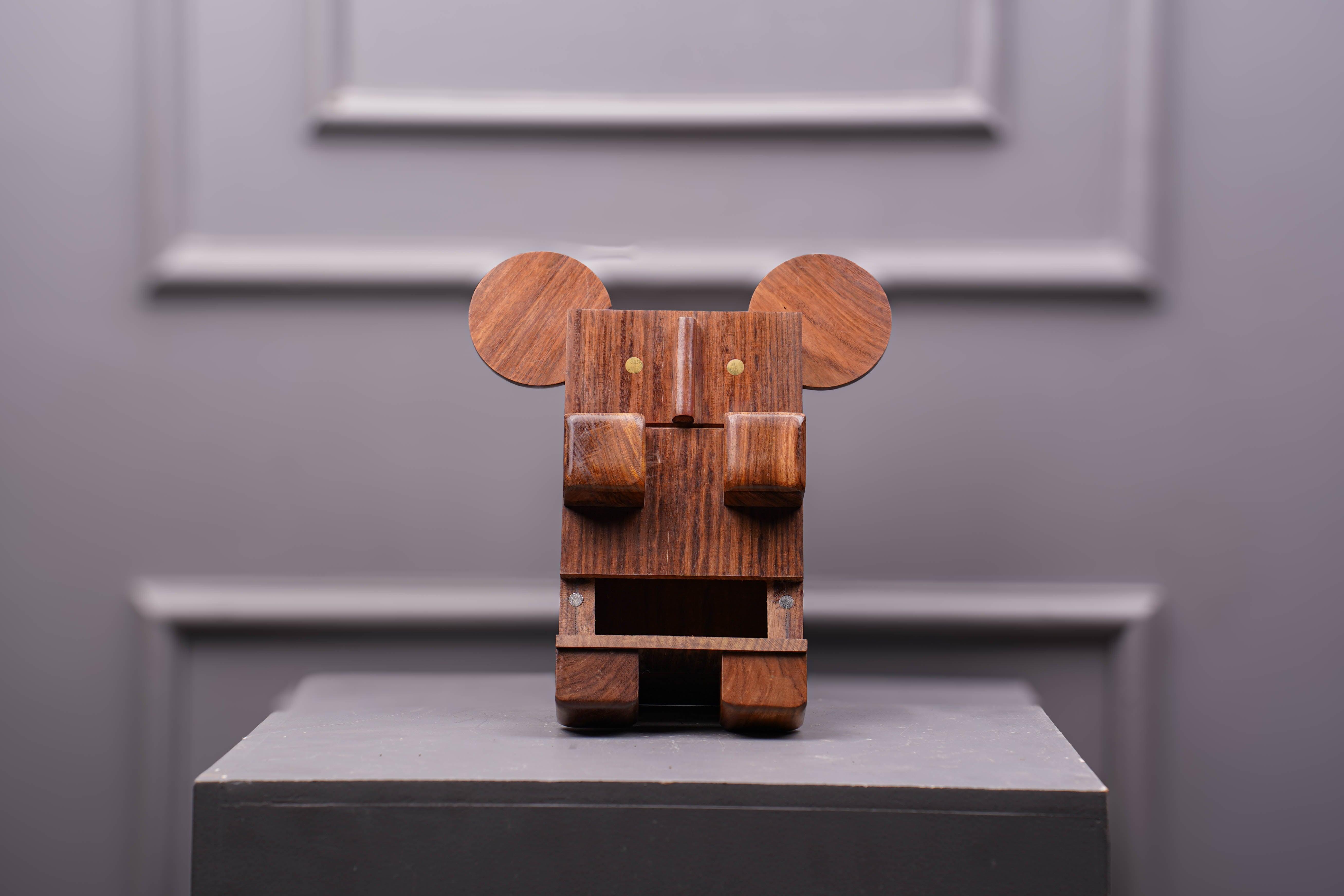 Handcrafted Wooden Koala Piggy Bank