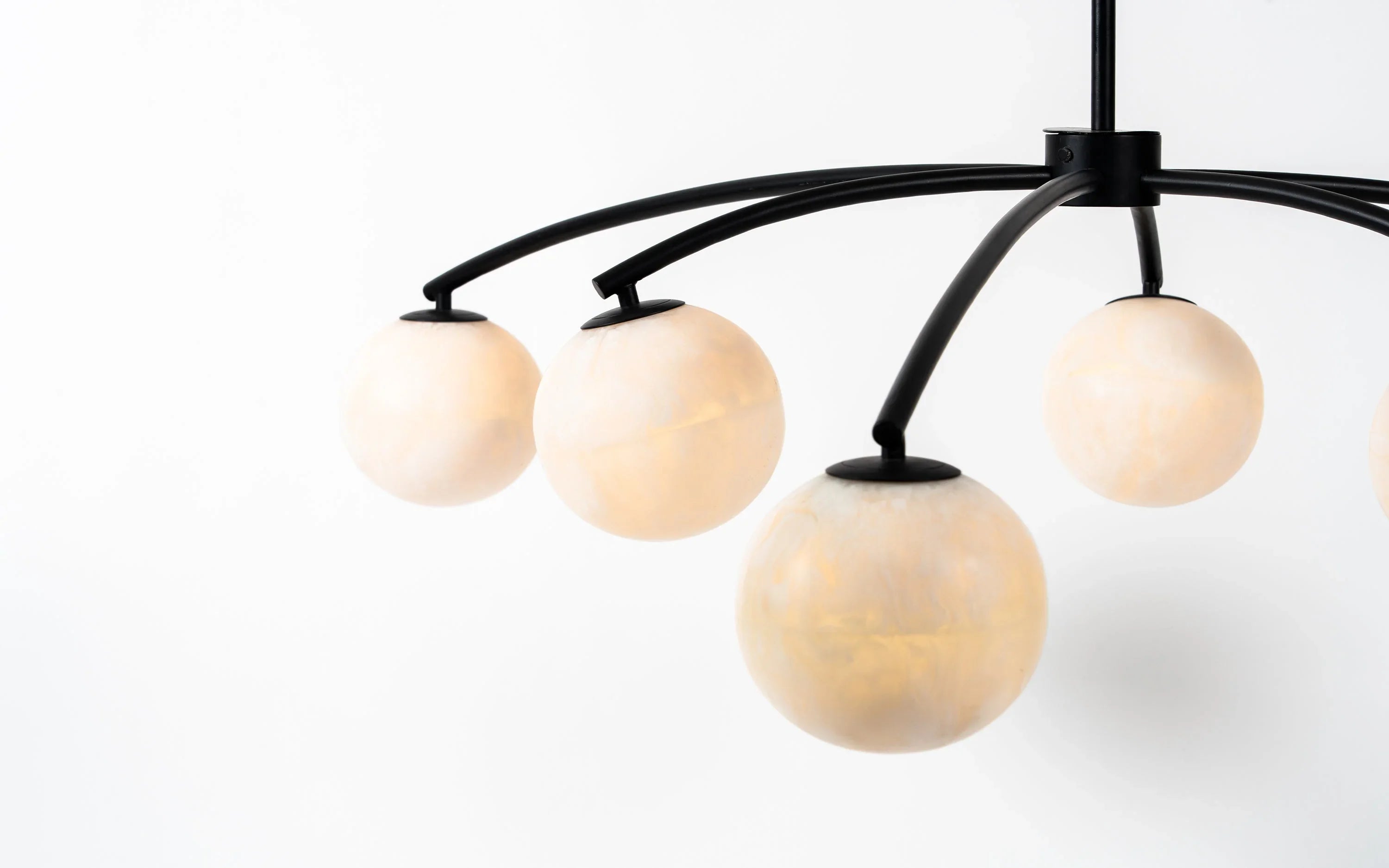 Eos Chandelier | Mild Steel and Resin