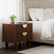 Ringo Wooden Bedside Table with Drawer | Night Stand & End Table Organiser