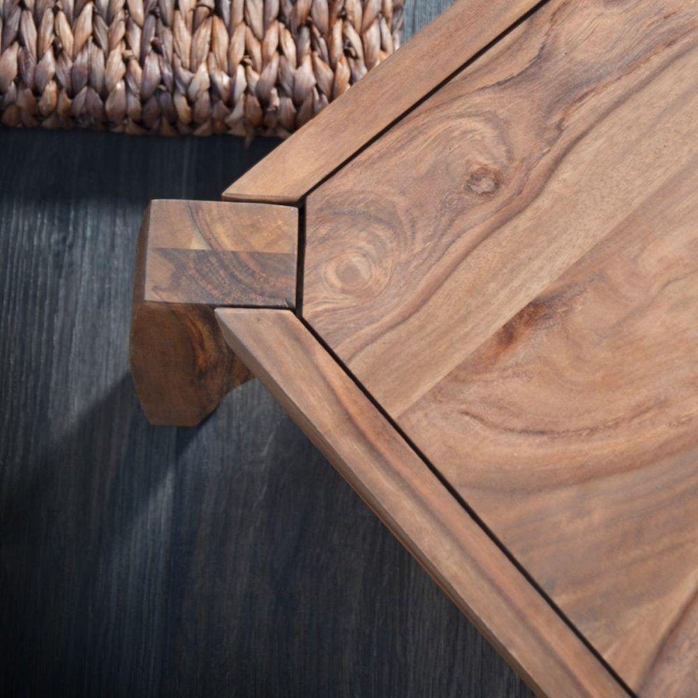 T-Rex Squiral Coffee Table | Sheesham Wood Tea Table | Wooden Center Table for Living Room