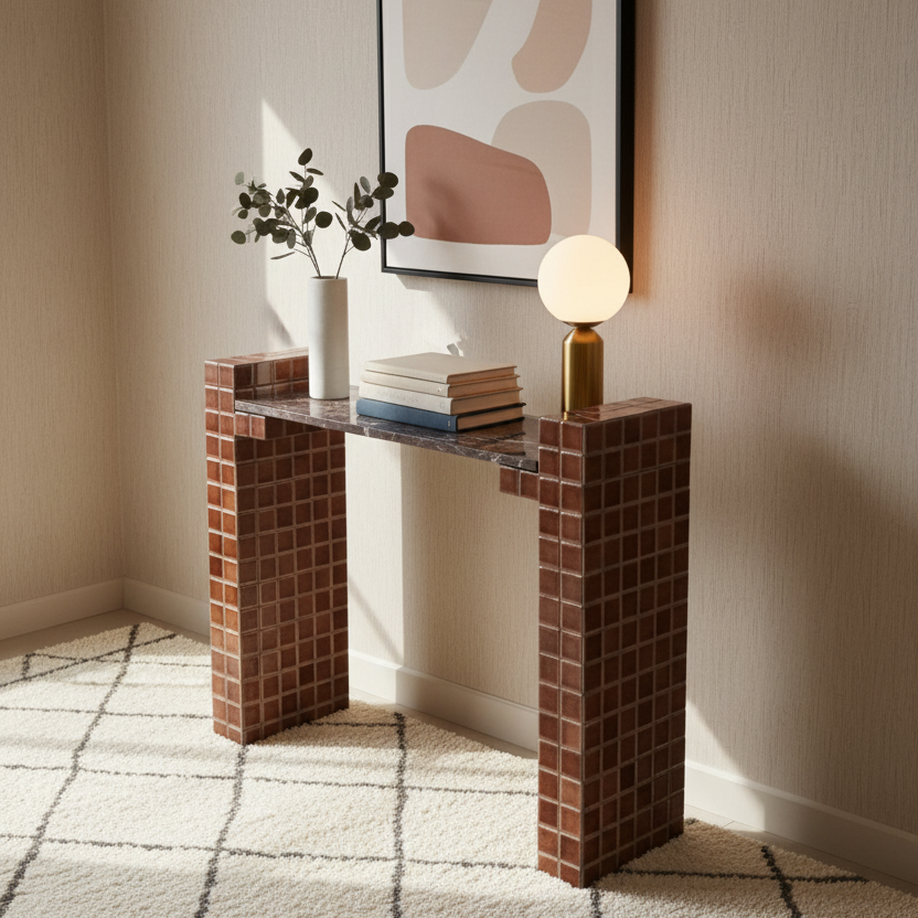 Blockette console table