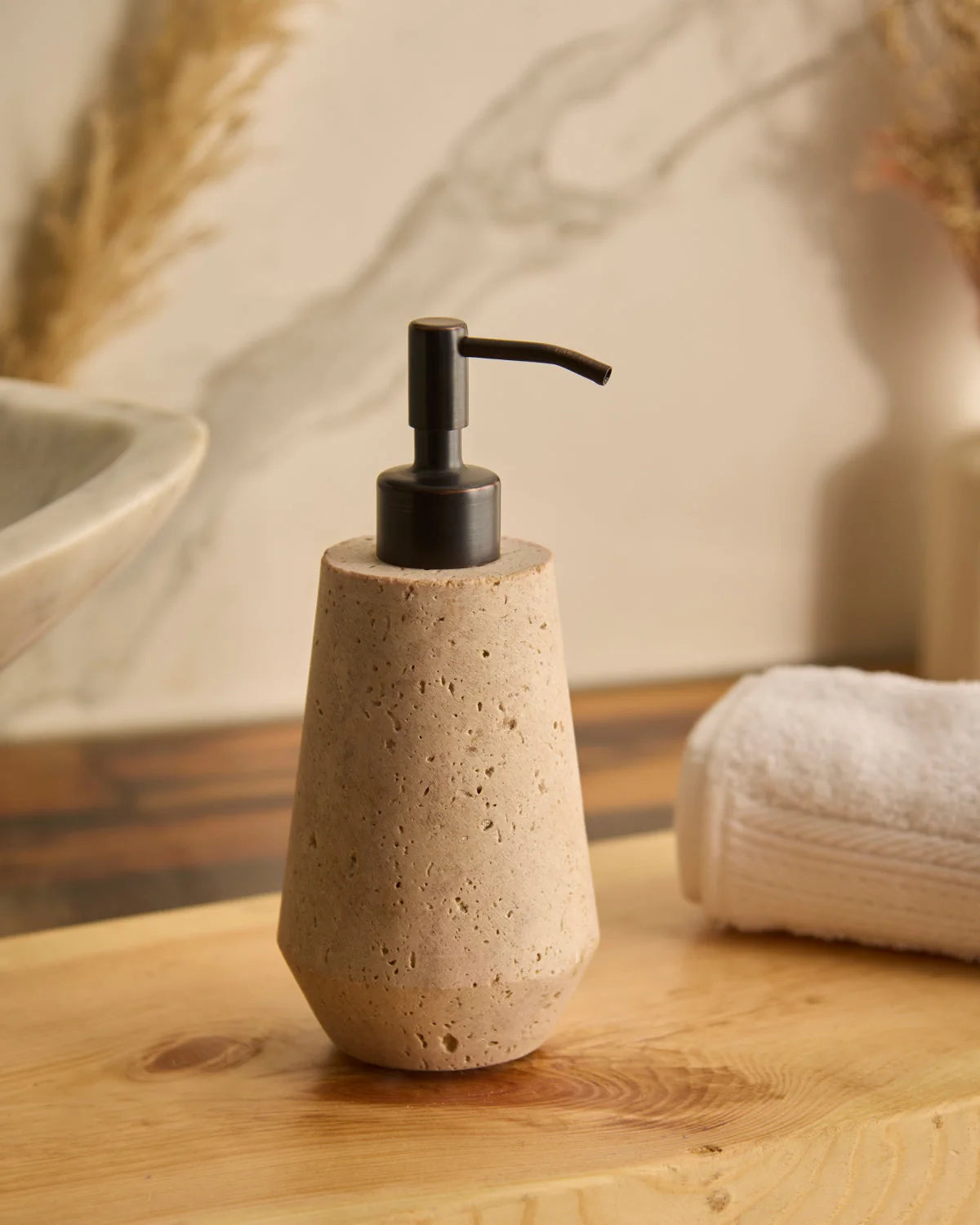 Otel Travertine - Soap Dispenser