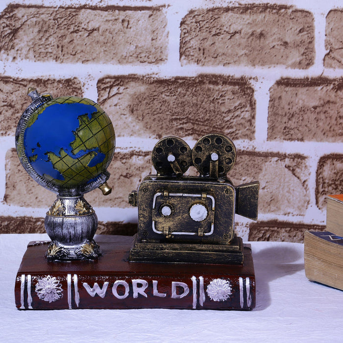 Filmmaker'S Globe Tabletop Accent