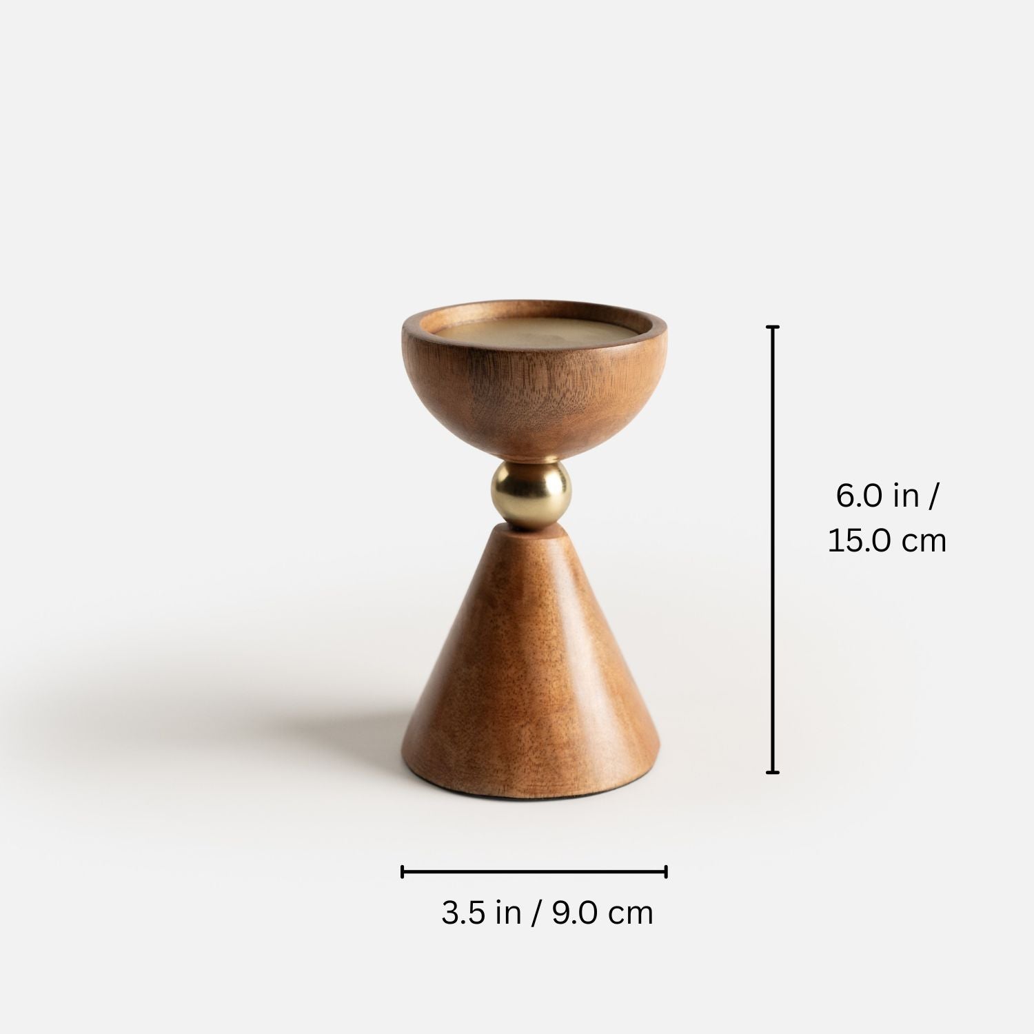 Ora-Aroha Pillar Candle Holder