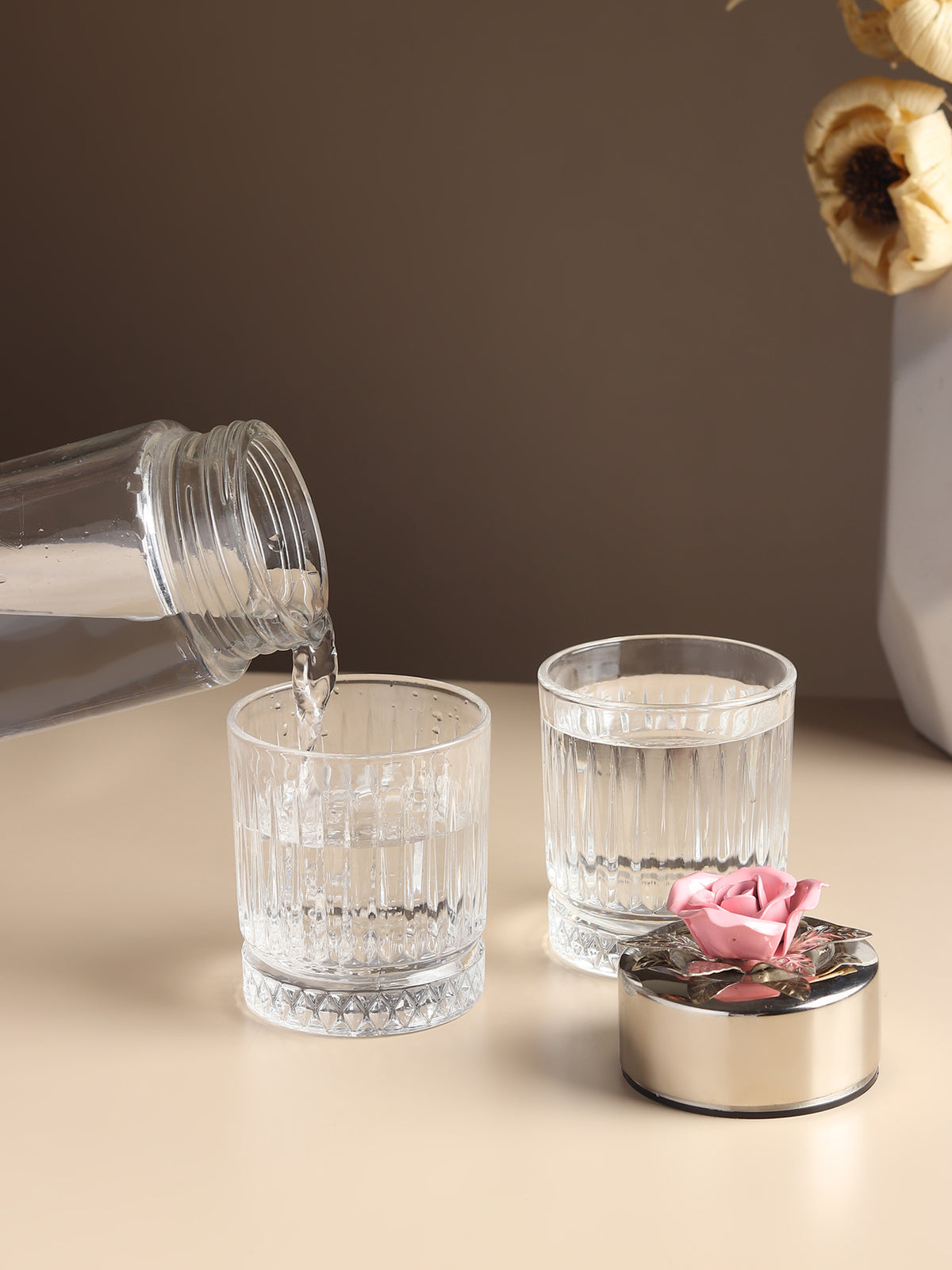 Petal Eclat Bottle & Glass Set