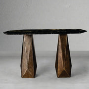 Facet Marble Console Table
