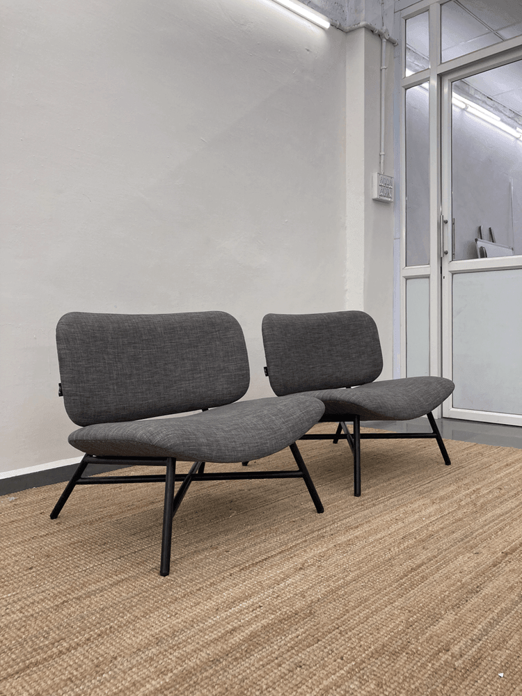 Madis Armchair | Fabric Upholstery, Metal