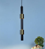 Black and Gold Iron Hanging Light | Inbuilt LED |  Suraya