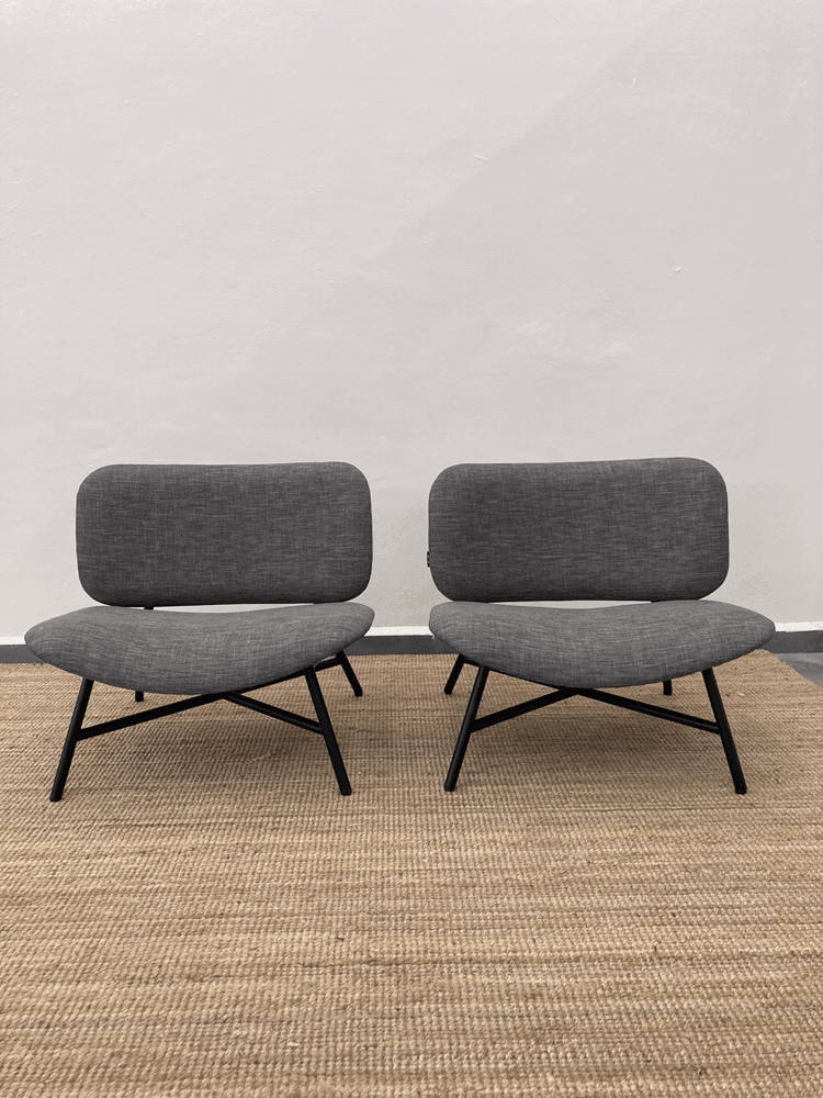 Madis Armchair | Fabric Upholstery, Metal
