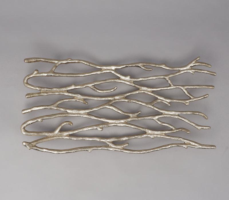 Twiggy Platter | Gold Finished