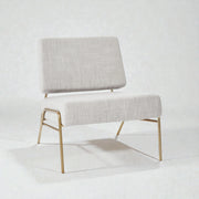 Wire Brass Finish Metal Chair