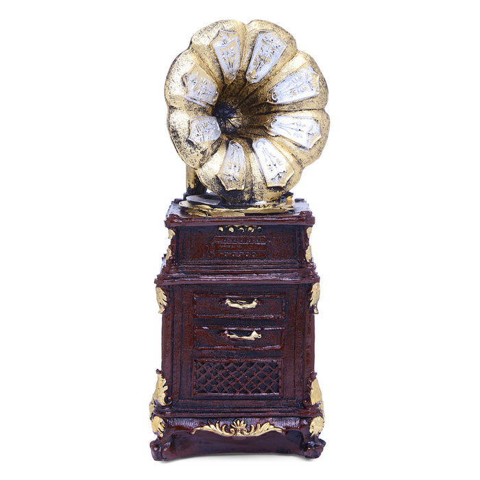 Tall Antique Gramophone Accent