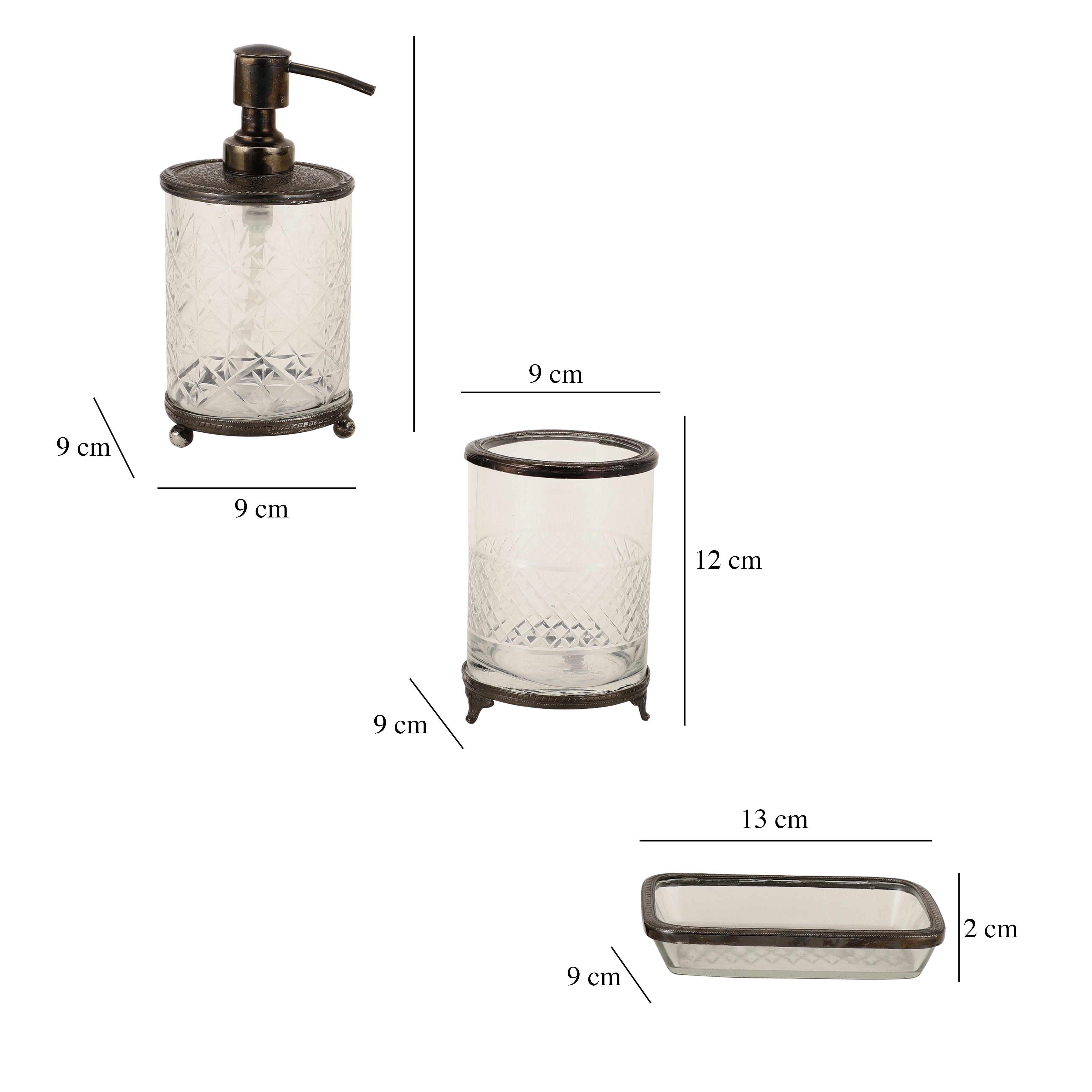 Blake Crystal Cut Bathroom Set