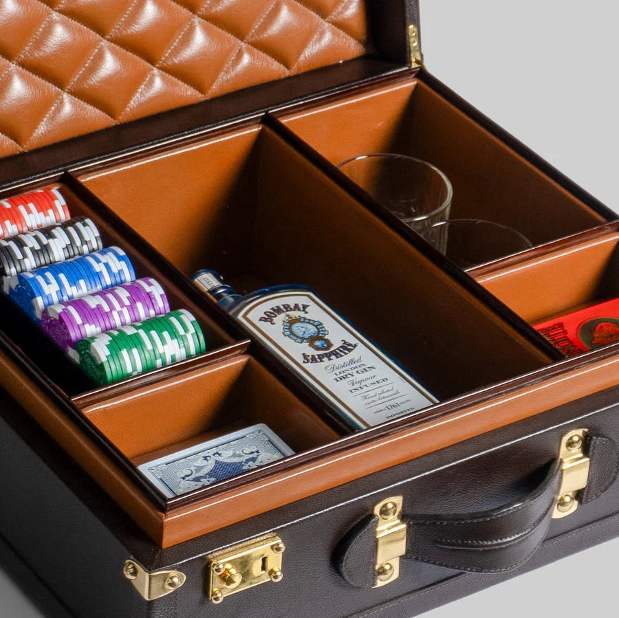 Poker Briefcase | Brown