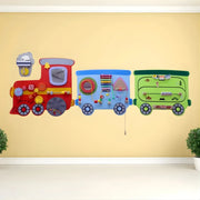 Elegant Creativity Wall Toy Train with Motor Skill Development (Set of 3)