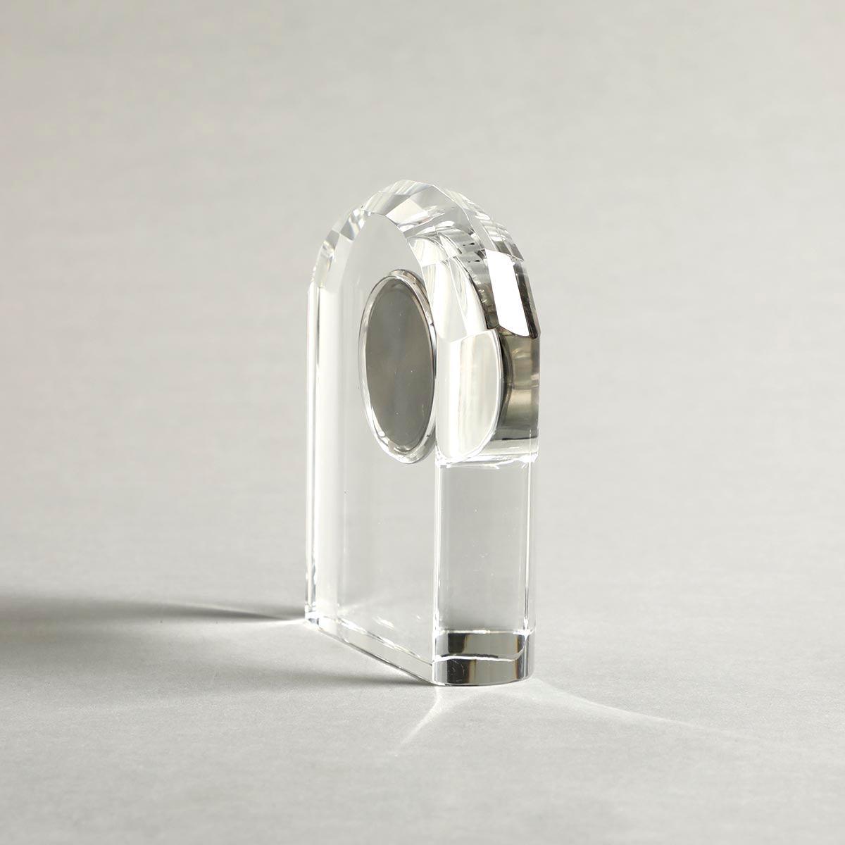 Milie Crystal Clock | Crystal Glass