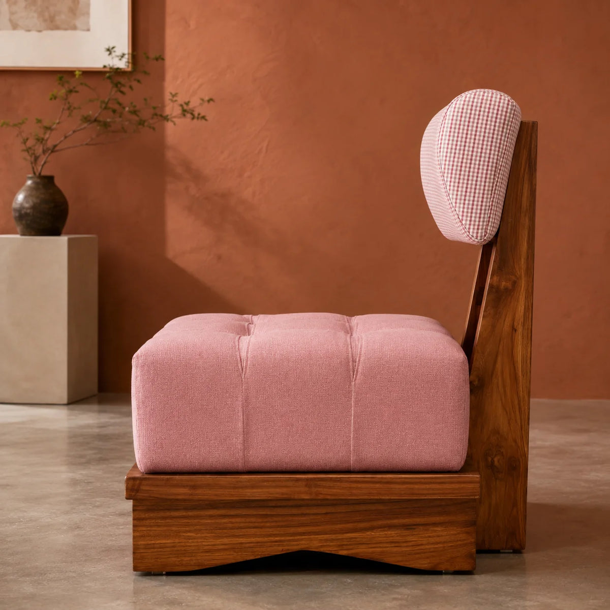 Tori Teak Wood Accent Chair