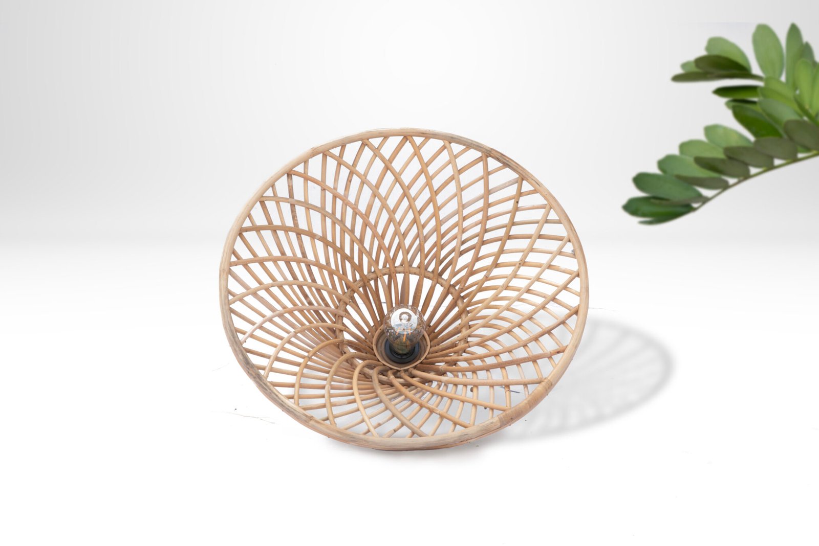 TOKRA Handwoven Rattan Pendant Lamp | Bamboo Style Ceiling Light for Living & Dining Spaces