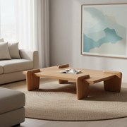 Block Leg Table | Mango Wood