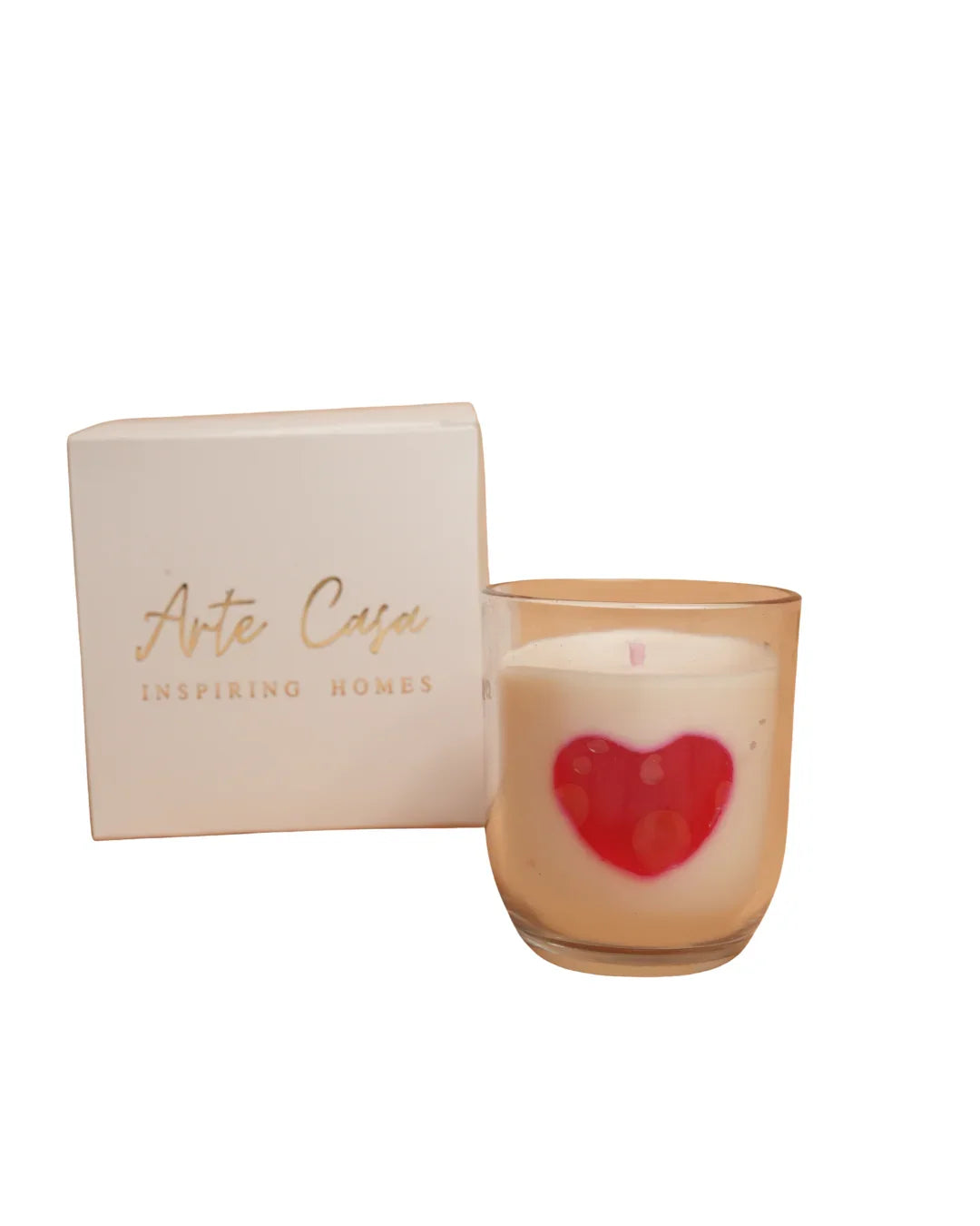 True Love Heart Candle