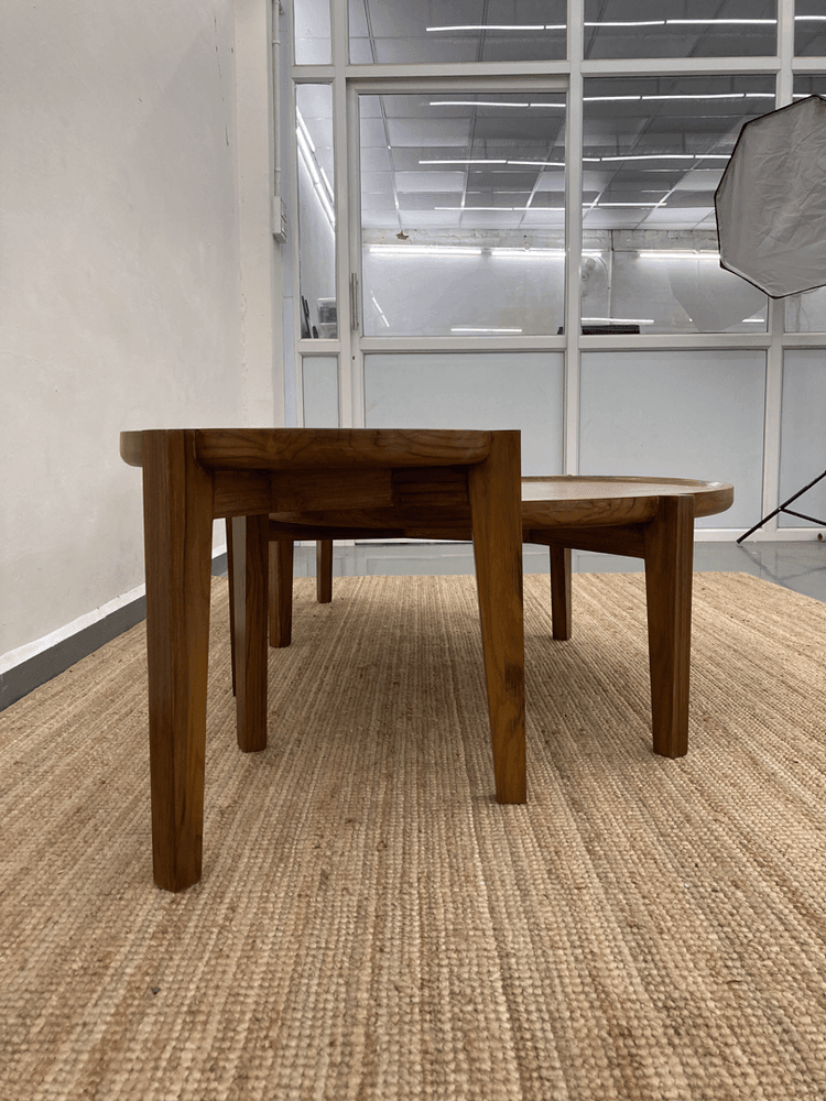 Waldo Coffee tables - Set of 3 | Solid teak wood