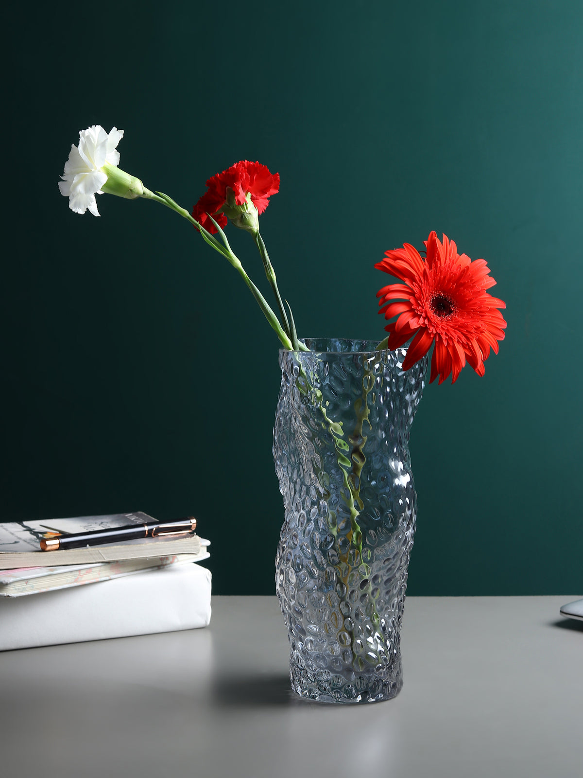 Dimple Glass Vase