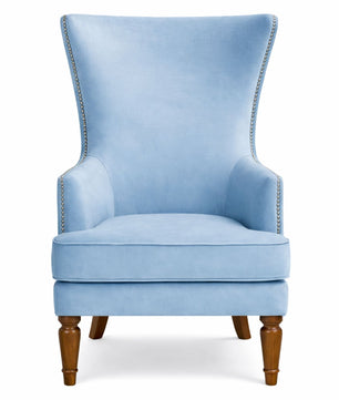 Elysian Velvet Wingback Accent Chair