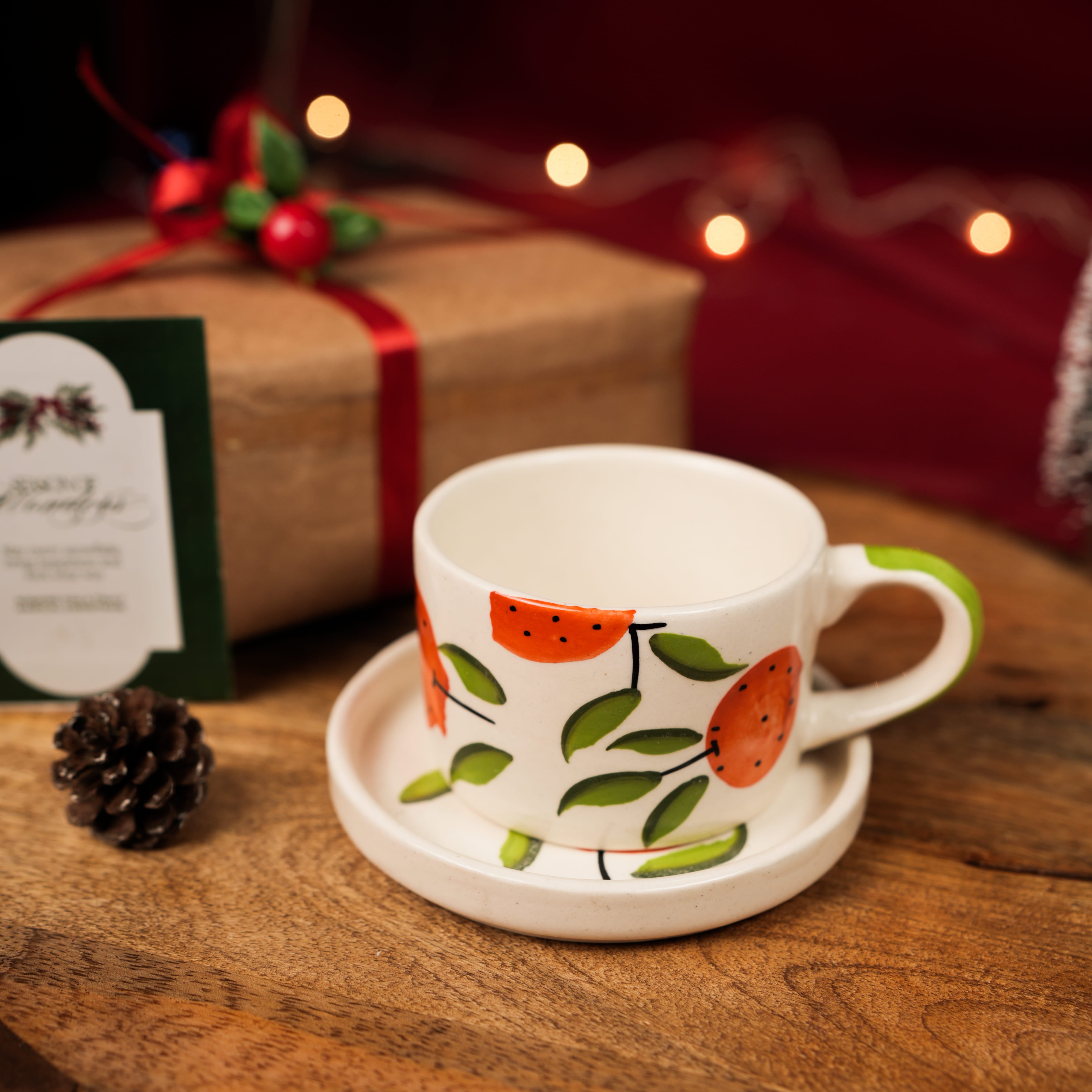 Citrus Delight Cup & Saucer Set