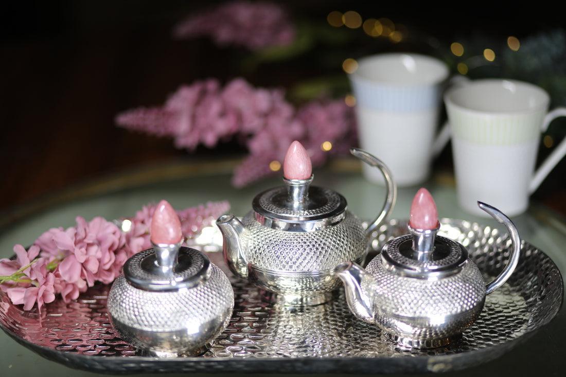 Tea Pot Set With Tray