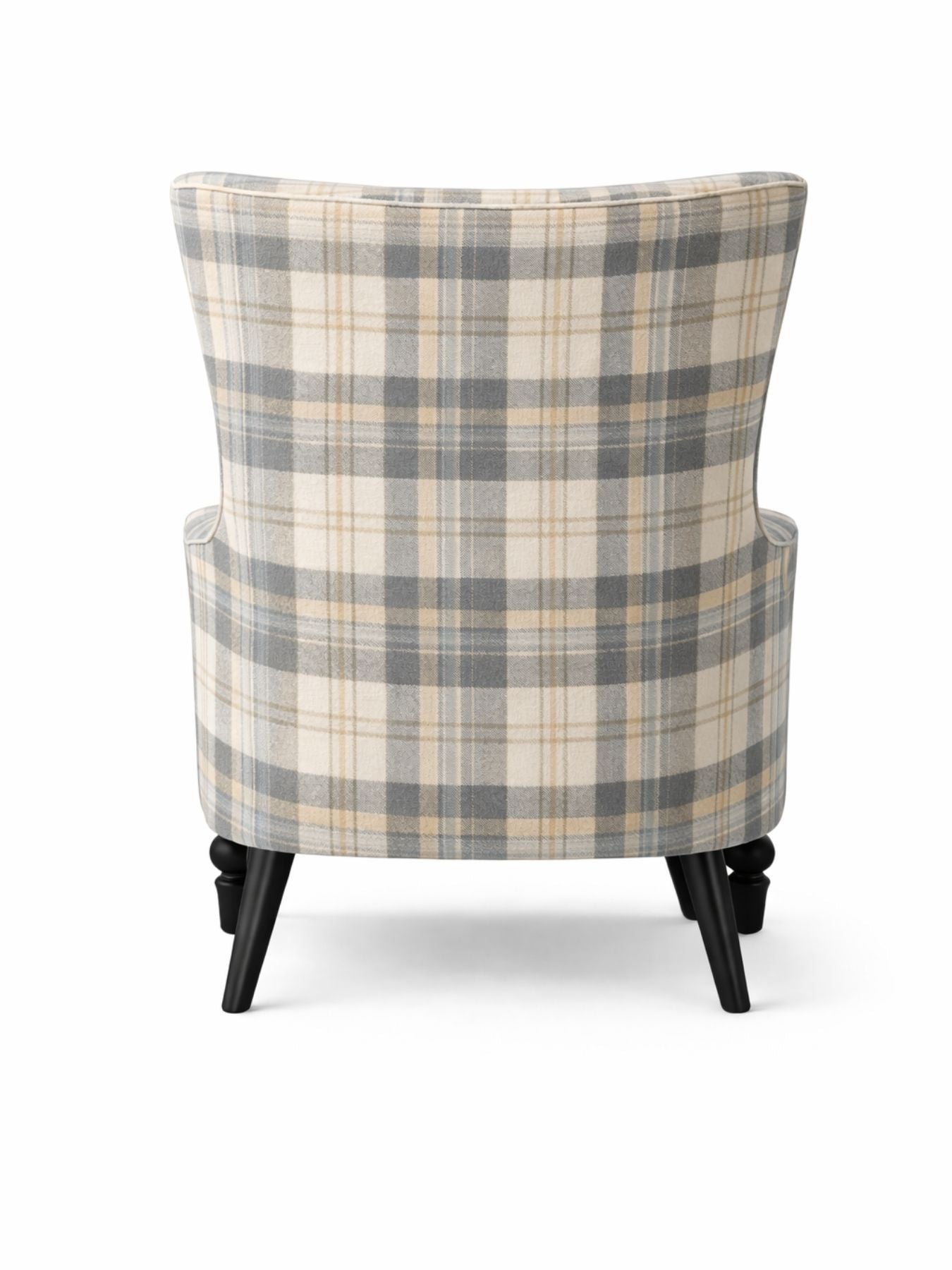 Heritage Checkered Upholstered Armchair
