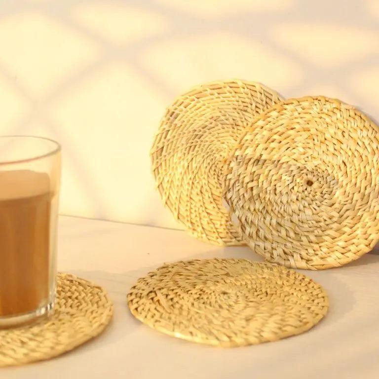 Orbit Coaster ( Set of 4) | Sabai Grass