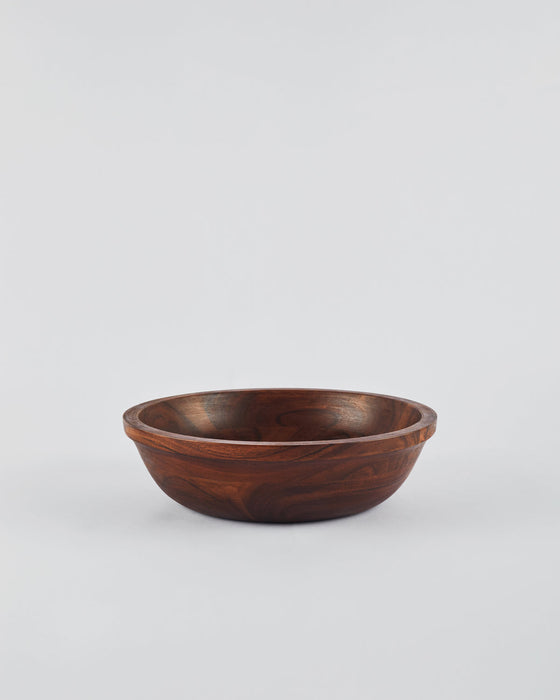 Wooden Serving Bowls (Dark Acacia)