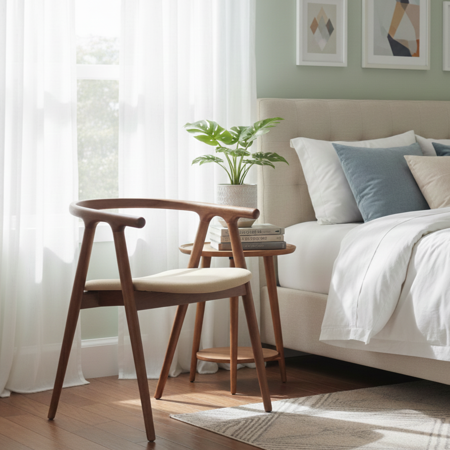 Arco Chair | Mango Wood, Upholstery