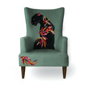 The Regal Roar wingback chair