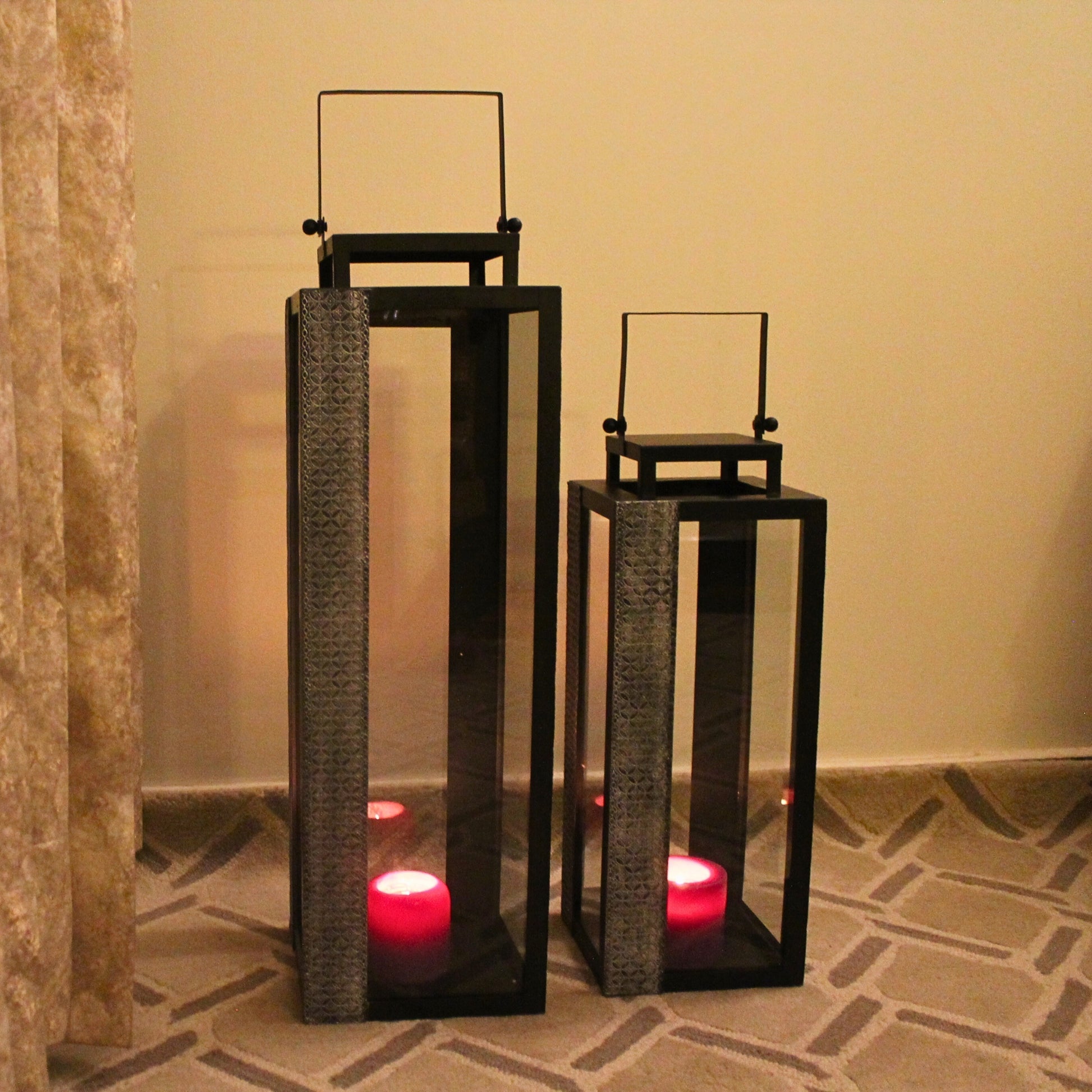 Cubic Lantern (set of 2)