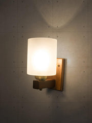 Polo Wooden Single Wall Lamp Sconce