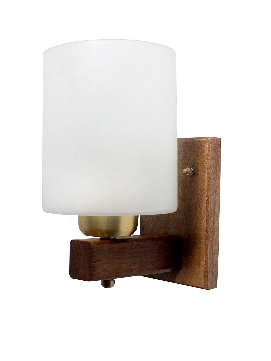 Polo Wooden Single Wall Lamp Sconce