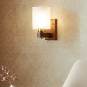 Polo Wooden Single Wall Lamp Sconce