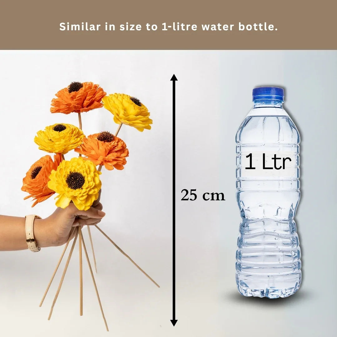 Dagji - 8 cm | Orange and Yellow