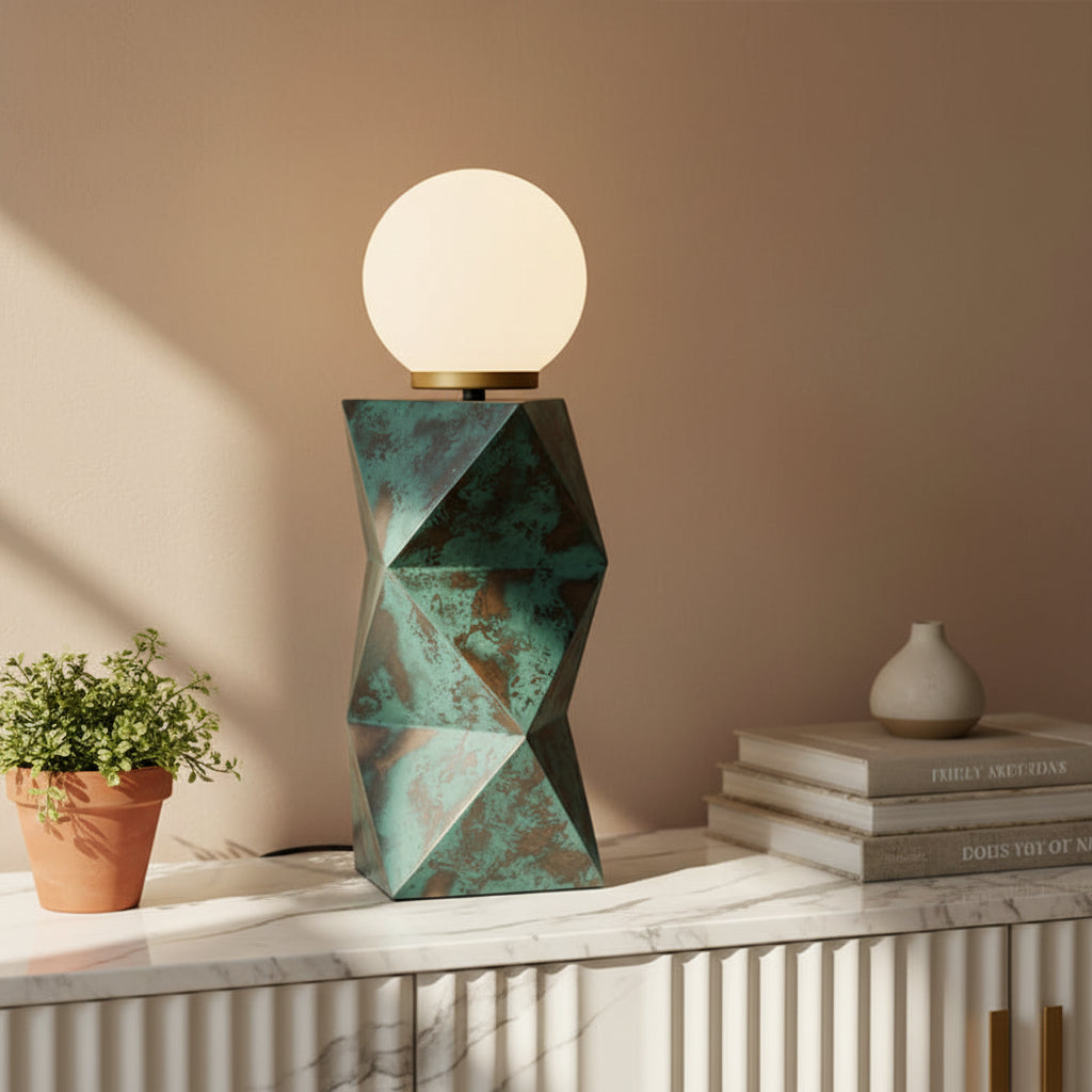 Facet Table Lamp