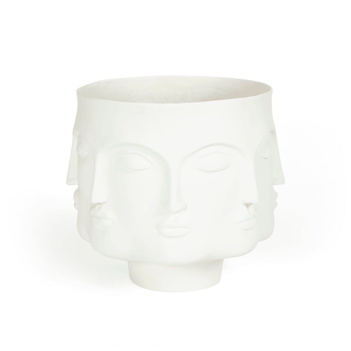 Edgar Multi Faced Planter White