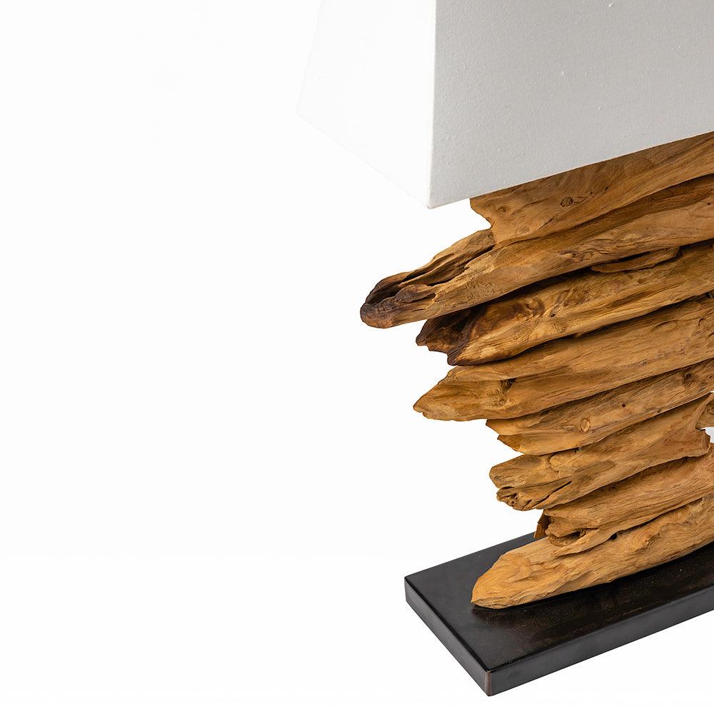 Driftwood Teak Lamp