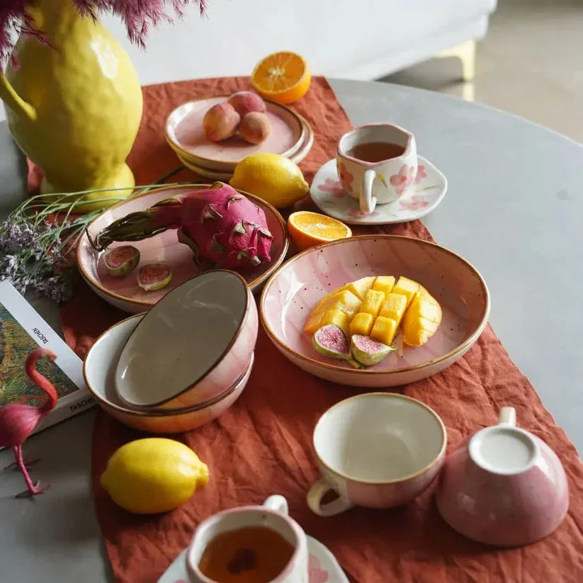 Speckled Pink Medium Bowl