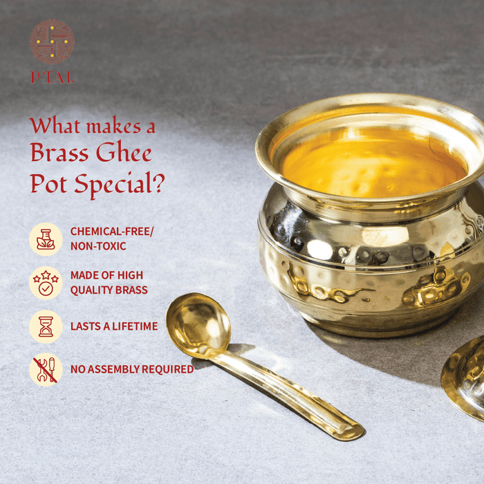 Brass Ghee Pot