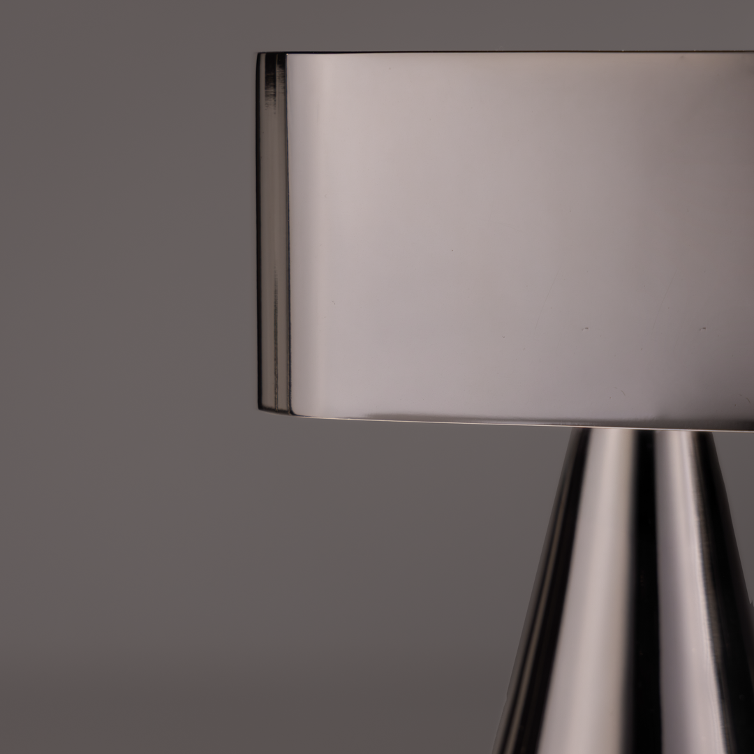 Chrome Portable Lamp
